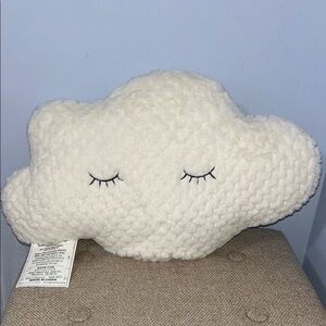 Bloomingville Cozy Cloud-Shaped Throw Pillow